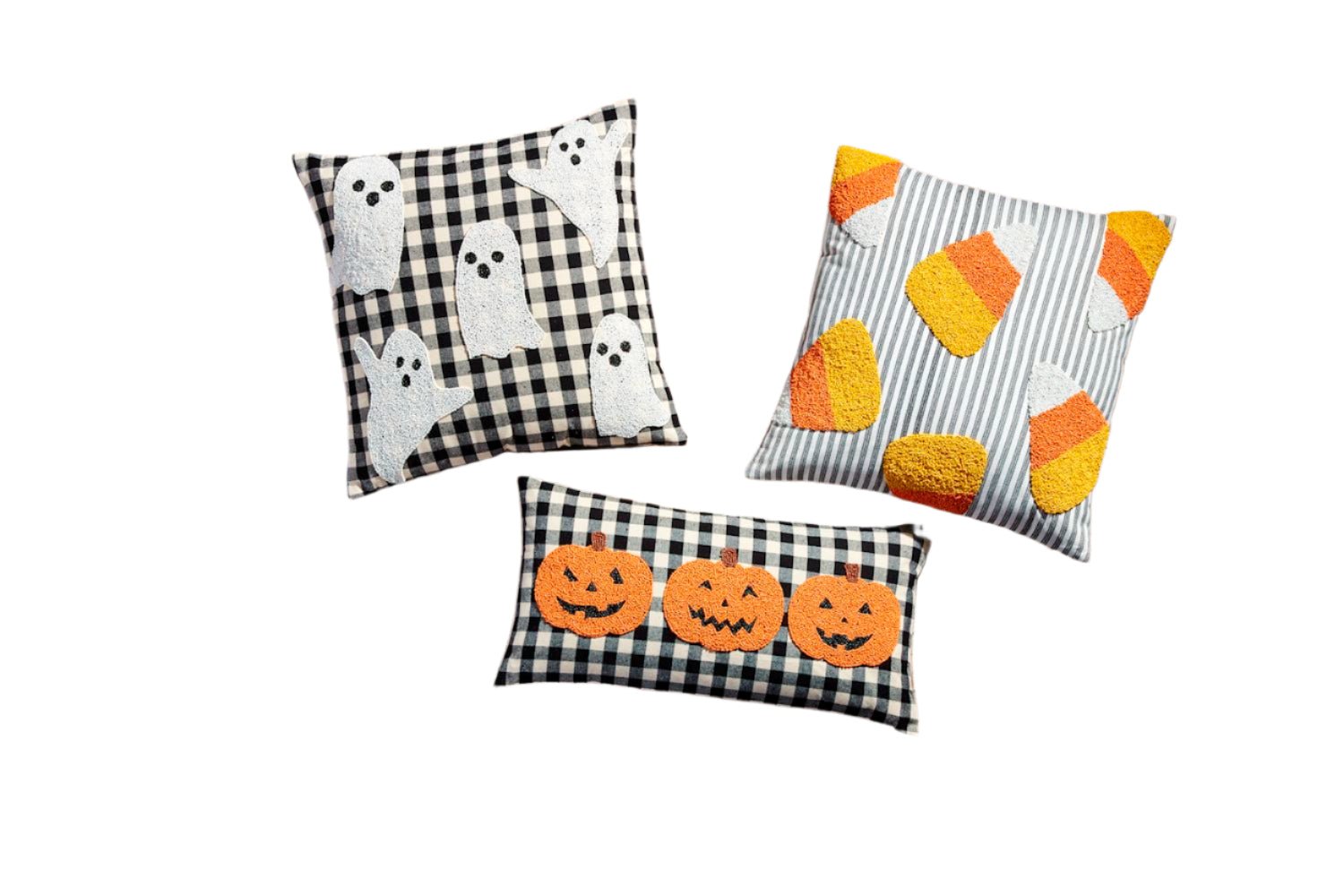 Halloween Beaded Pillows by Mud Pie at Confetti Gift and Party Tuscaloosa Alabama
