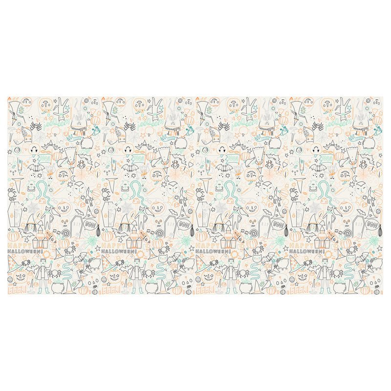 Halloween Colour In Activity Tablecloth by Meri Meri at Confetti Gift and Party