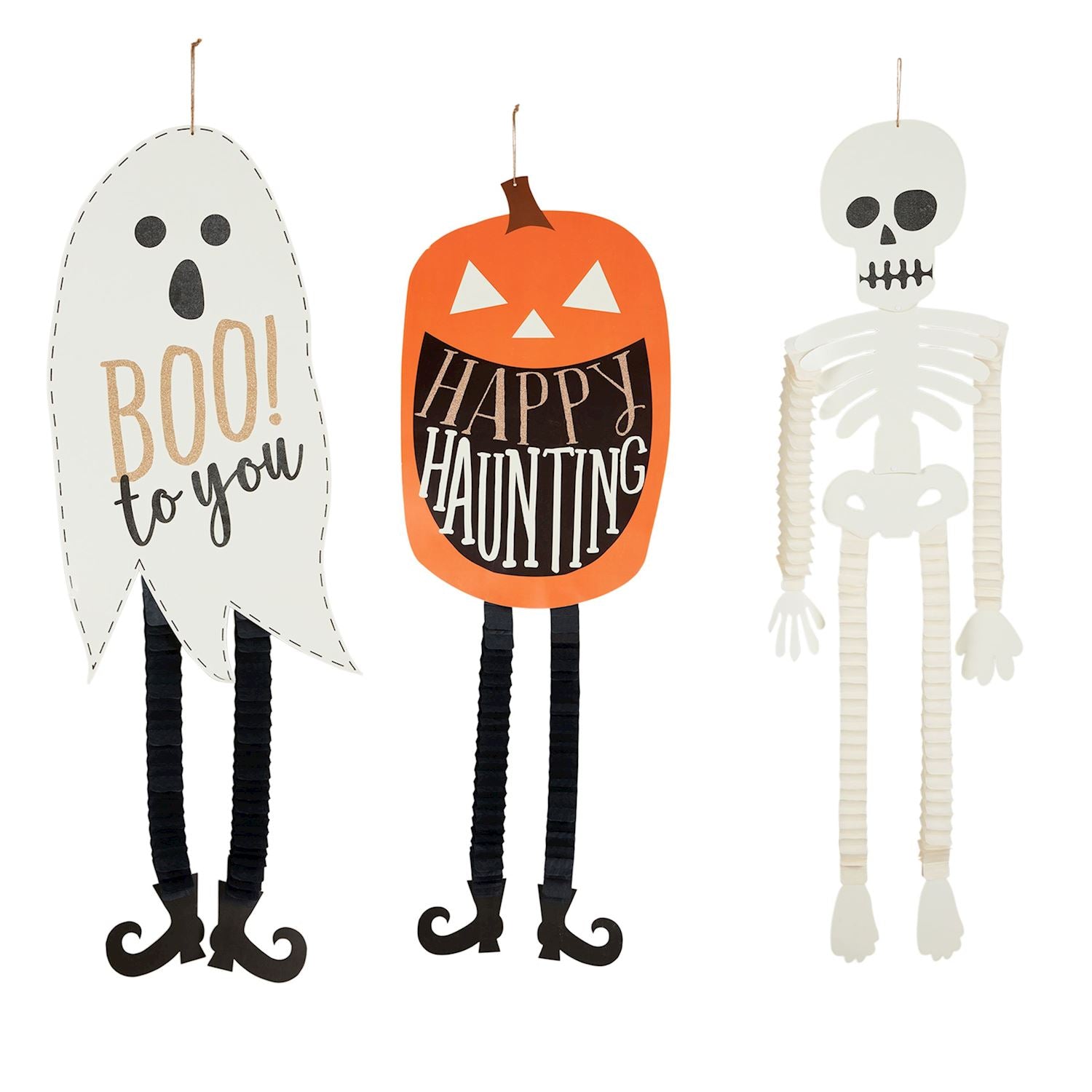 Halloween Dangle Leg Hangers by Mud Pie at Confetti Gift and Party