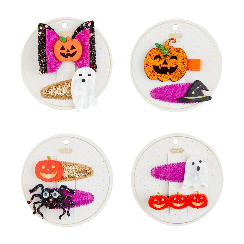 Halloween Hair Clip Sets by Mud Pie at Confetti Gift and Party