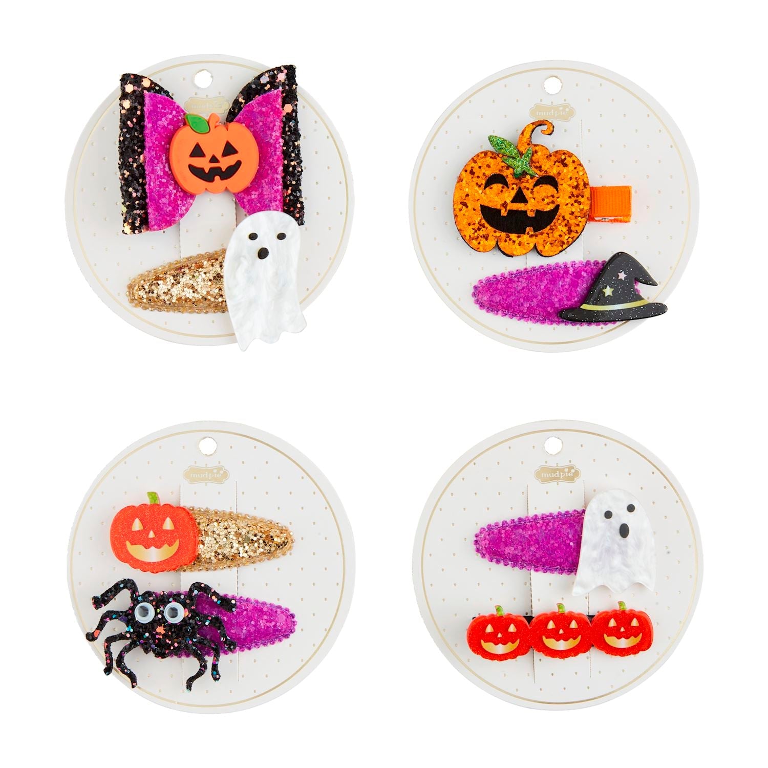 Halloween Hair Clip Sets by Mud Pie at Confetti Gift and Party Tuscaloosa Alabama