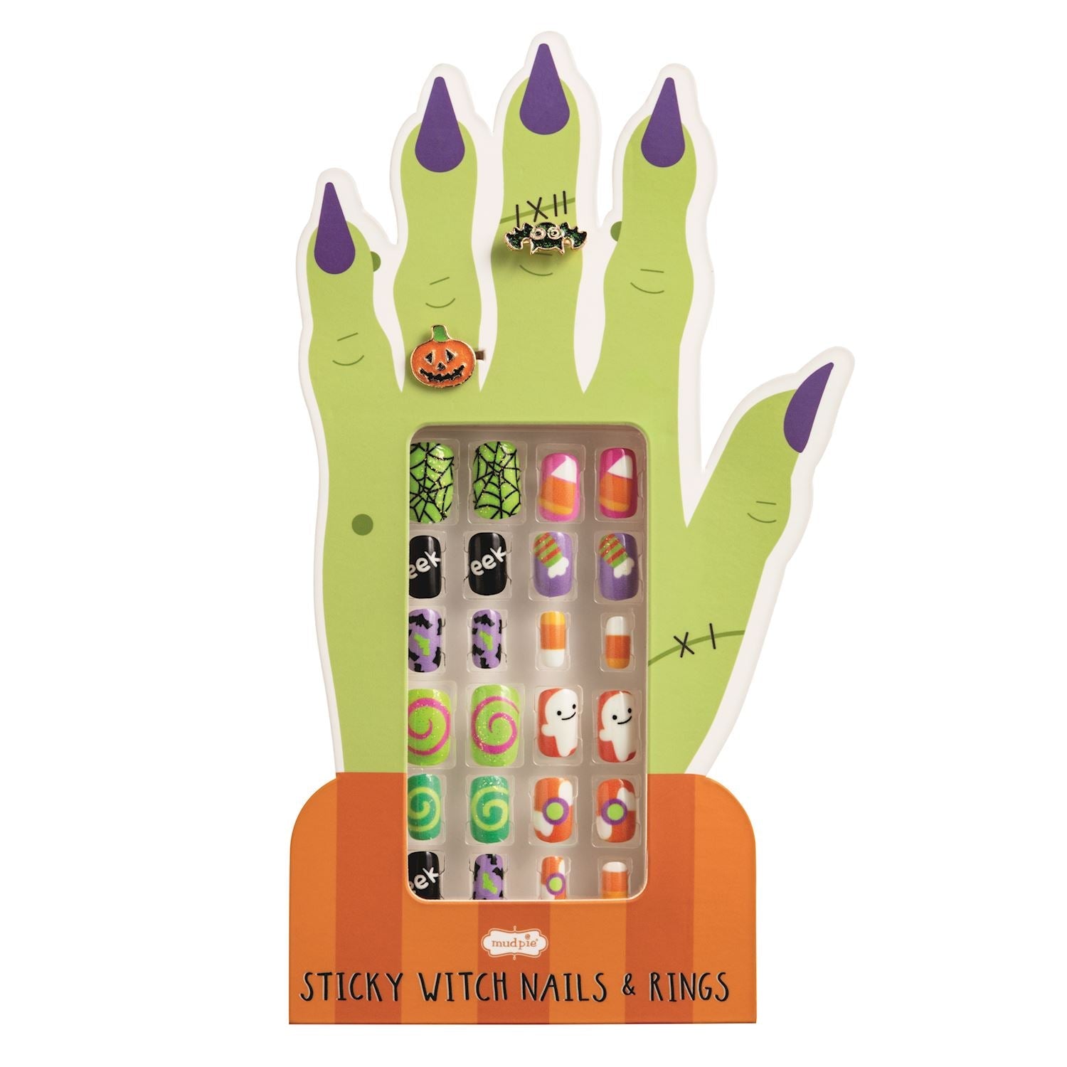 Halloween Nail & Ring Set by Mud Pie at Confetti Gift and Party Tuscaloosa Alabama
