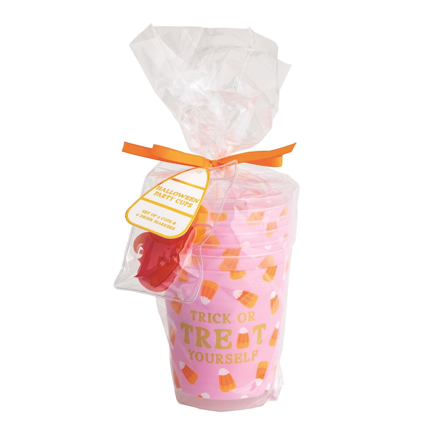 Halloween Party Cup Set - Candy Corn by Mud Pie at Confetti Gift and Party Tuscaloosa Alabama