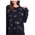 Halloween Sparkle Sweatshirt - Black by Mud Pie at Confetti Gift and Party Tuscaloosa Alabama