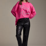 Halloween Sparkle Sweatshirt - Pink by Mud Pie at Confetti Gift and Party Tuscaloosa Alabama