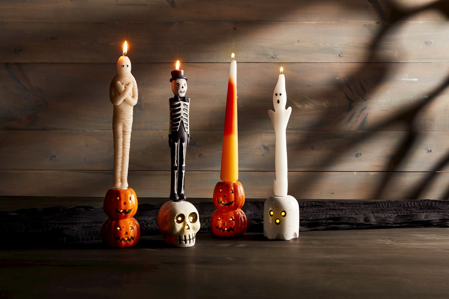 Halloween Taper Candles by Mud Pie at Confetti Gift and Party Tuscaloosa Alabama
