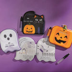 Halloween-themed Water Wizard books featuring designs like a ghost, a pumpkin, and a bat.