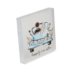 Happily Acrylic Wedding Plaque by Mud Pie at Confetti Gift and Party