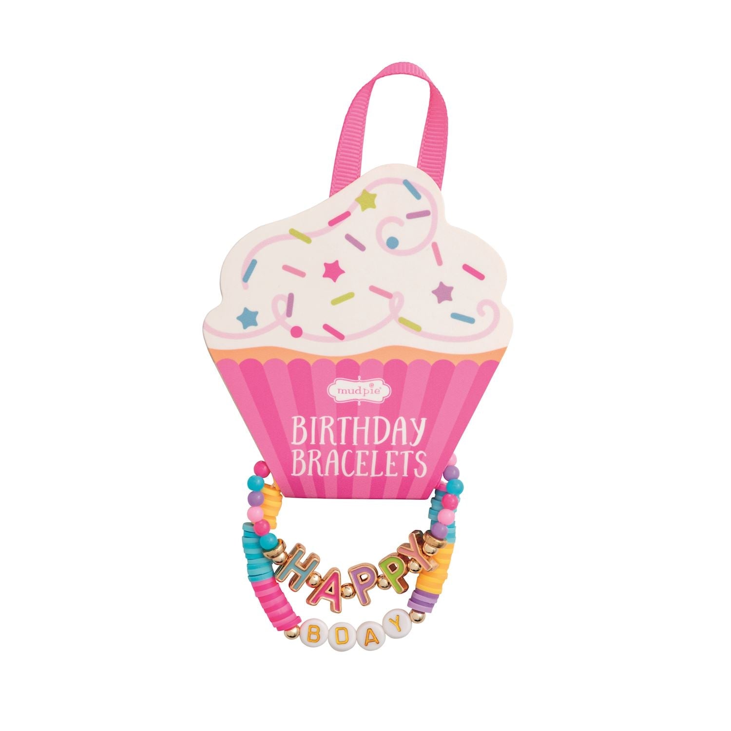 Happy Birthday Bracelets by Mud Pie at Confetti Gift and Party Tuscaloosa Alabama