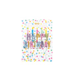 “Happy Birthday” Candle Holder Toppers – Glitter Cake Candle Accessories by Mud Pie at Confetti Gift and Party Tuscaloosa Alabama