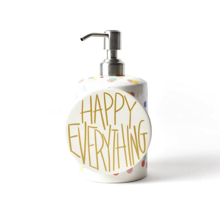 Happy Dot Mini Cylinder Soap Pump by Happy Everything at Confetti Gift and Party Tuscaloosa Alabama