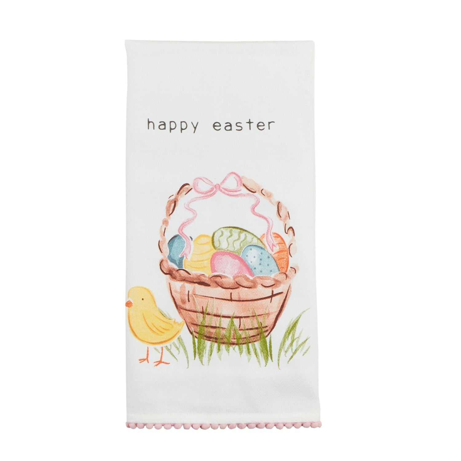 Happy Easter Basket Tea Towel by Mud Pie at Confetti Gift and Party