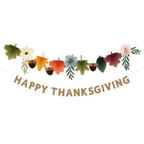 Happy Thanksgiving Garland by Meri Meri at Confetti Gift and Party