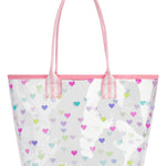 Heart Confetti Clear Tote Bag by Iscream at Confetti Gift and Party Tuscaloosa Alabama
