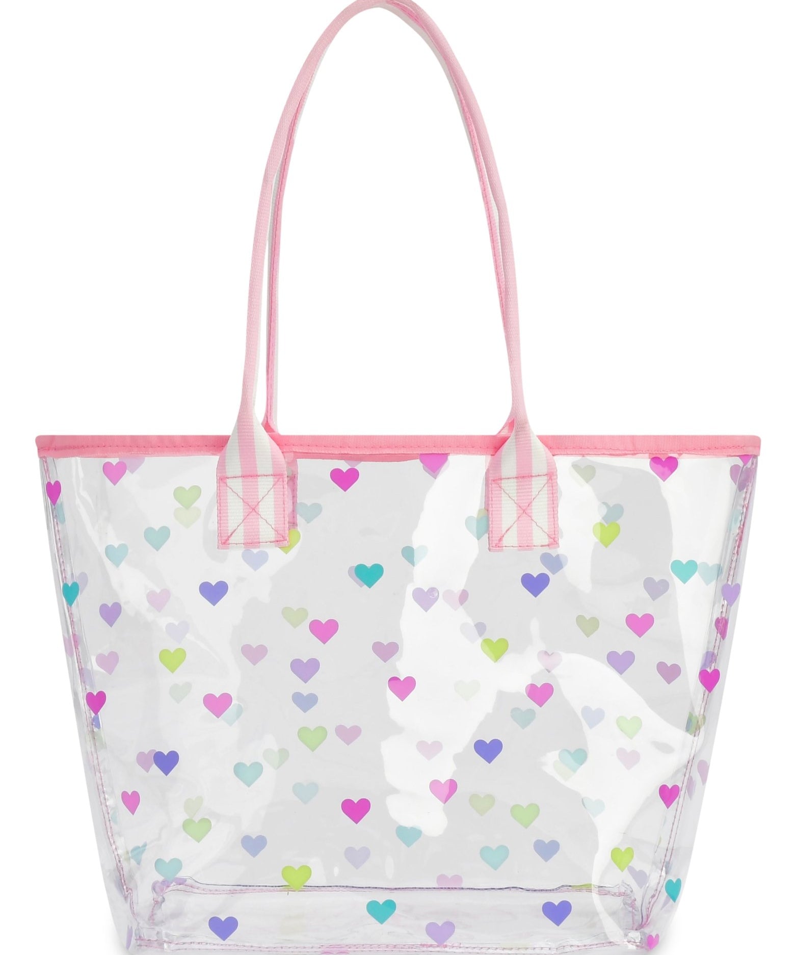 Heart Confetti Clear Tote Bag by Iscream at Confetti Gift and Party Tuscaloosa Alabama