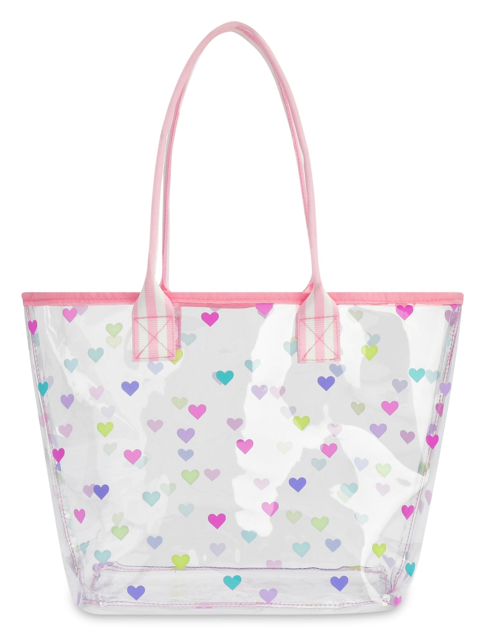 Heart Confetti Clear Tote Bag by Iscream at Confetti Gift and Party Tuscaloosa Alabama