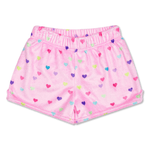 Heart Confetti Plush Shorts by Iscream at Confetti Gift and Party Tuscaloosa Alabama