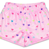 Heart Confetti Plush Shorts by Iscream at Confetti Gift and Party Tuscaloosa Alabama