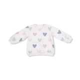 Hearts - French Terry - Puffy L/S Oversized Sweatshirt + Legging by Angel Dear at Confetti Gift and Party Tuscaloosa Alabama