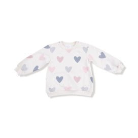 Hearts - French Terry - Puffy L/S Oversized Sweatshirt + Legging by Angel Dear at Confetti Gift and Party Tuscaloosa Alabama