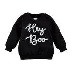 Hey Boo Sweatshirt - Kids by Mud Pie at Confetti Gift and Party Tuscaloosa Alabama