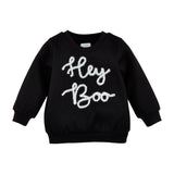 Hey Boo Sweatshirt - Kids by Mud Pie at Confetti Gift and Party Tuscaloosa Alabama