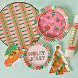 Holly Jolly Celebration Dessert Plate by Packed Party at Confetti Gift and Party Tuscaloosa Alabama
