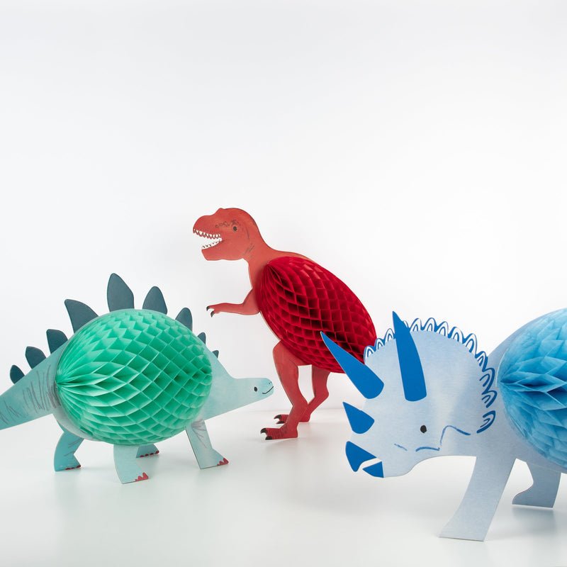 Honeycomb Dinosaur Decorations by Meri Meri at Confetti Gift and Party