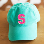 Hot Pink Alphabet Varsity Letter Patches by Viv&Lou at Confetti Gift and Party