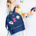 Hot Pink Alphabet Varsity Letter Patches by Viv&Lou at Confetti Gift and Party