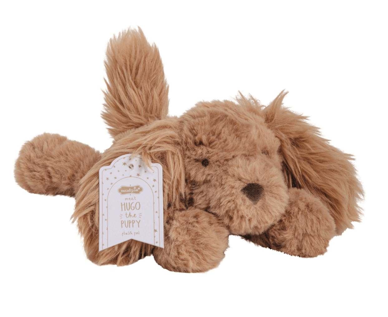 Hugo The Golden Puppy Plush Pal by Mud Pie at Confetti Gift and Party Tuscaloosa Alabama
