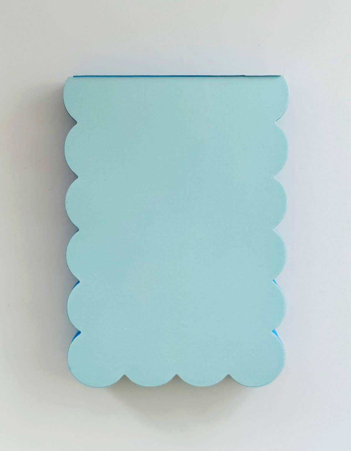 Idlewild Co. - Scalloped Shaped Notepad | Aqua + Blue Edge by Idlewild Co. at Confetti Gift and Party Tuscaloosa Alabama