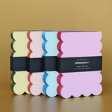 Idlewild Co. - Scalloped Shaped Notepad | Aqua + Blue Edge by Idlewild Co. at Confetti Gift and Party Tuscaloosa Alabama