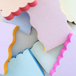 Idlewild Co. - Scalloped Shaped Notepad | Aqua + Blue Edge by Idlewild Co. at Confetti Gift and Party Tuscaloosa Alabama