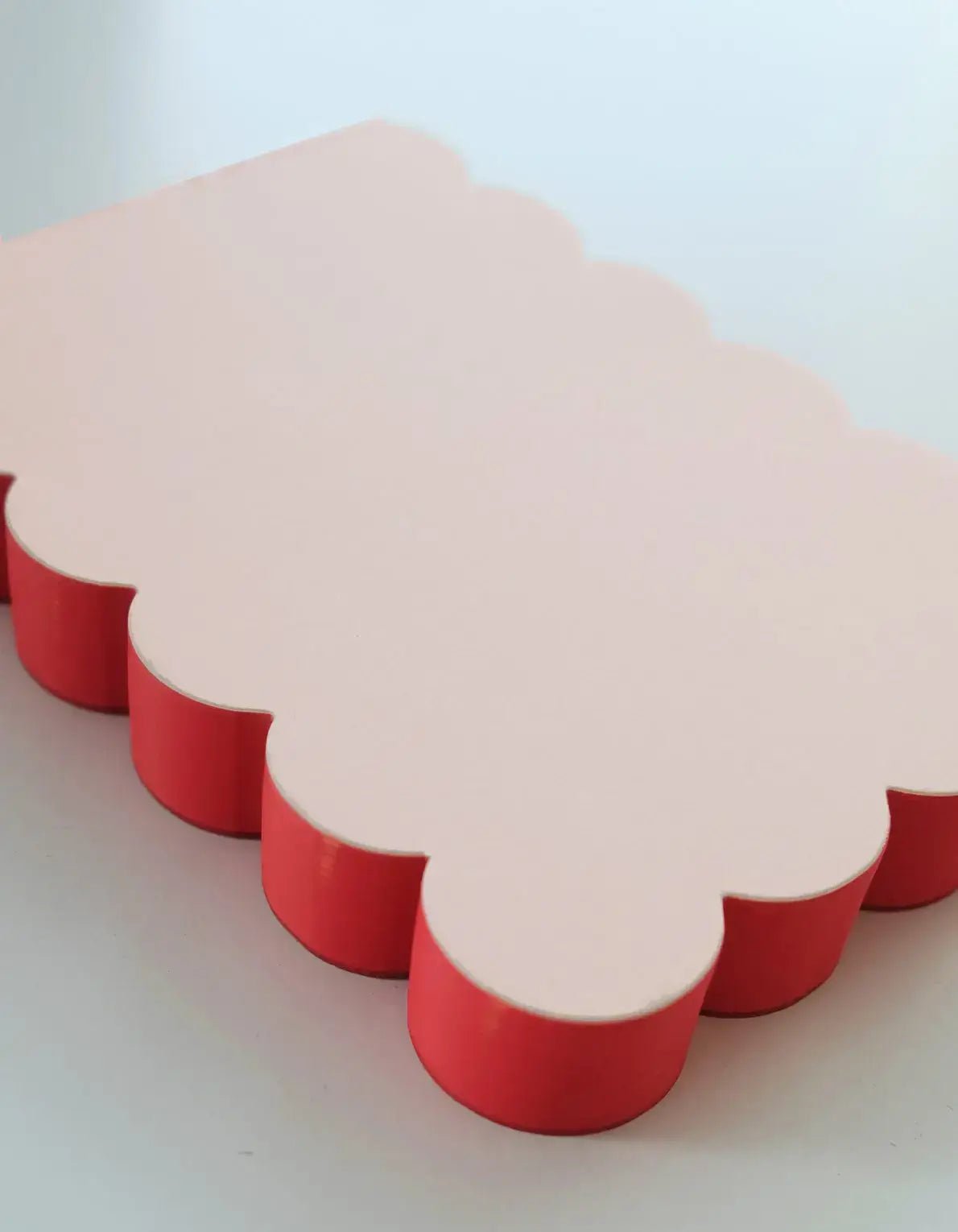 Idlewild Co. - Scalloped Shaped Notepad | Peach + Persimmon Edge by Idlewild Co. at Confetti Gift and Party Tuscaloosa Alabama