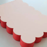 Idlewild Co. - Scalloped Shaped Notepad | Peach + Persimmon Edge by Idlewild Co. at Confetti Gift and Party Tuscaloosa Alabama