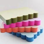 Idlewild Co. - Scalloped Shaped Notepad | Peach + Persimmon Edge by Idlewild Co. at Confetti Gift and Party Tuscaloosa Alabama