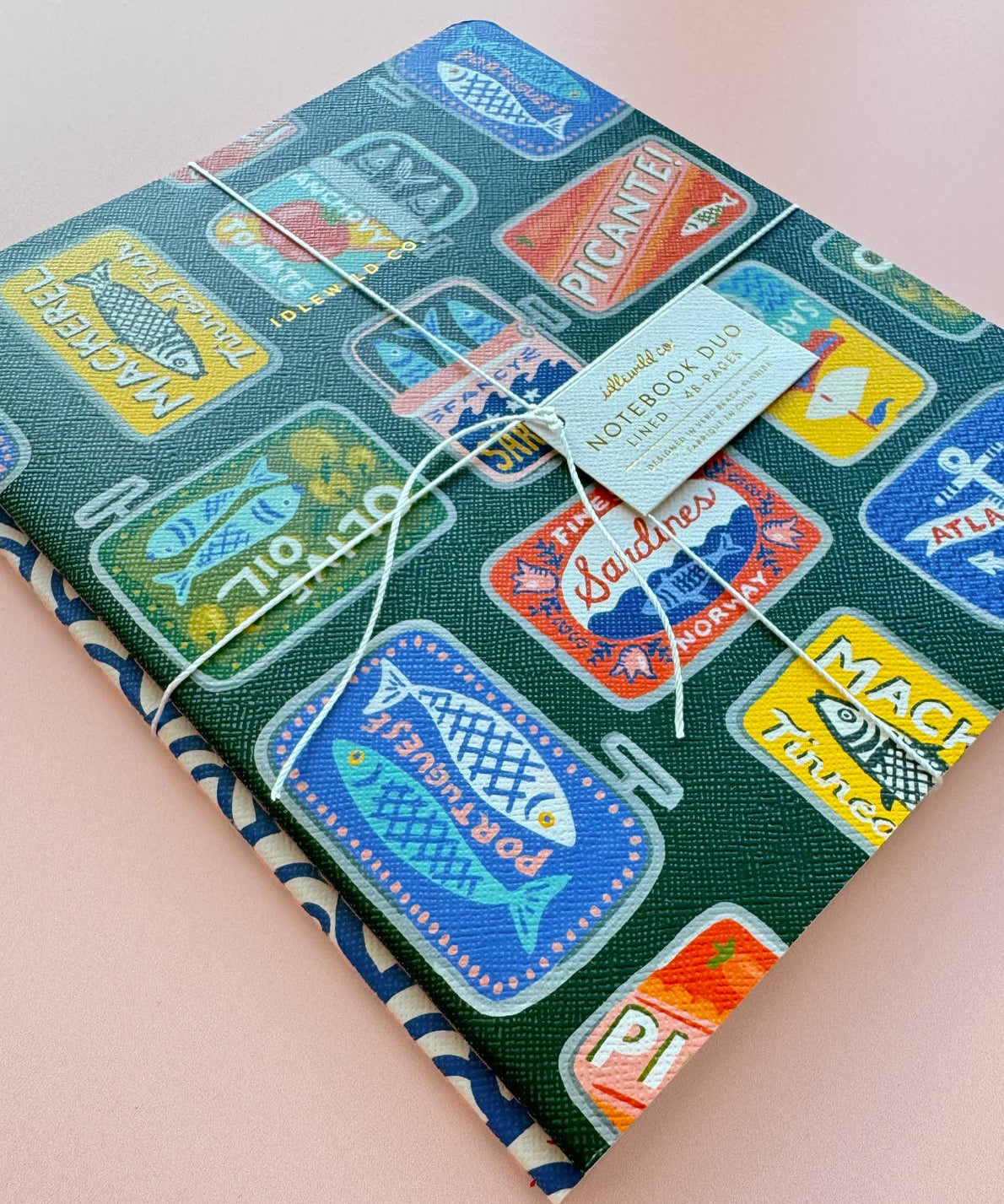 Idlewild Co. - Tinned Fish Notebook Duo by Idlewild Co. at Confetti Gift and Party Tuscaloosa Alabama