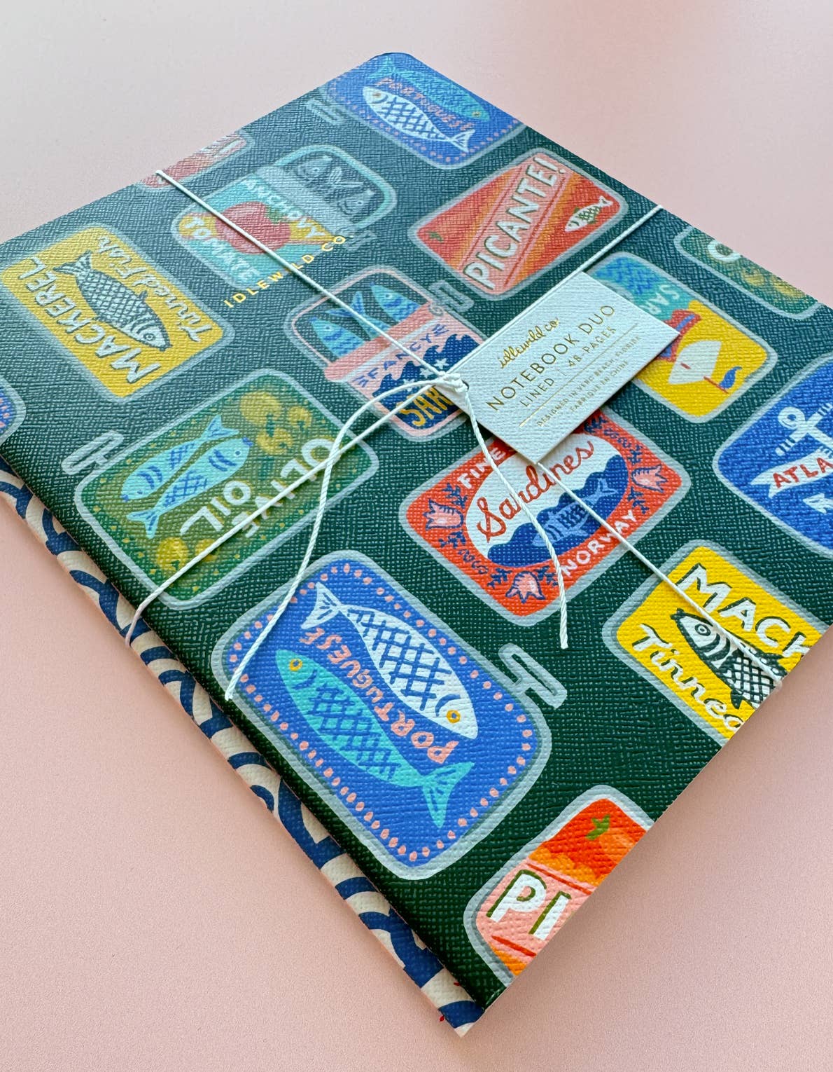 Idlewild Co. - Tinned Fish Notebook Duo by Idlewild Co. at Confetti Gift and Party Tuscaloosa Alabama