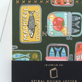 Idlewild Co. - Tinned Fish Spiral Jotter by Idlewild Co. at Confetti Gift and Party Tuscaloosa Alabama