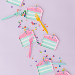 It's A Birthday Cake Slice Canapé Plates by Jollity & Co. + Daydream Society at Confetti Gift and Party Tuscaloosa Alabama