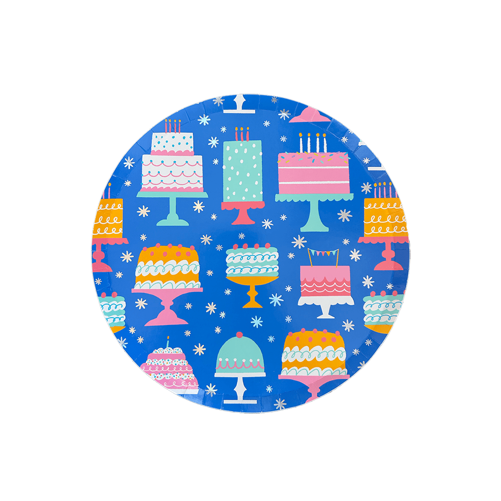 It's A Birthday Small Cake Print Plates by Jollity & Co. + Daydream Society at Confetti Gift and Party Tuscaloosa Alabama