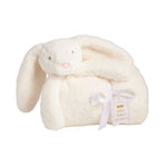 Ivory Cuddle Bunny Plush Blanket by Mud Pie at Confetti Gift and Party Tuscaloosa Alabama