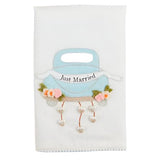 Just Married Wedding Tea Towel by Mud Pie at Confetti Gift and Party Tuscaloosa Alabama