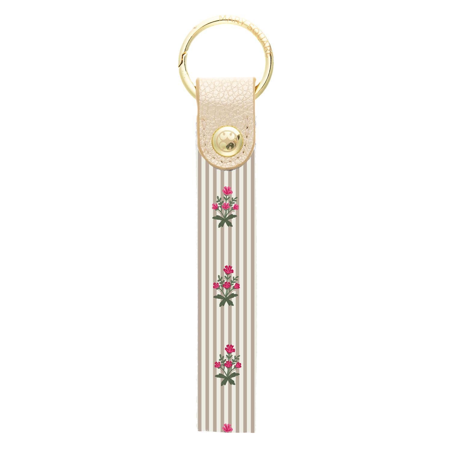 Key Fob Skinny Cottage Stripes by Mary Square at Confetti Gift and Party Tuscaloosa Alabama