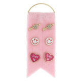 Kids 3 Stud Set Earrings - Valentines Theme by Jane Marie at Confetti Gift and Party Tuscaloosa Alabama