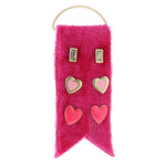 Kids 3 Stud Set Earrings - Valentines Theme by Jane Marie at Confetti Gift and Party Tuscaloosa Alabama