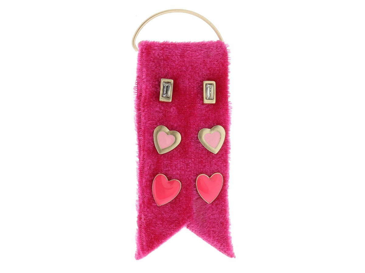 Kids 3 Stud Set Earrings - Valentines Theme by Jane Marie at Confetti Gift and Party Tuscaloosa Alabama