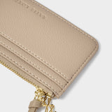Gift Boxed Cardholder - Light Taupe