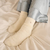 Star Gift Boxed Fluffy Socks - Off White